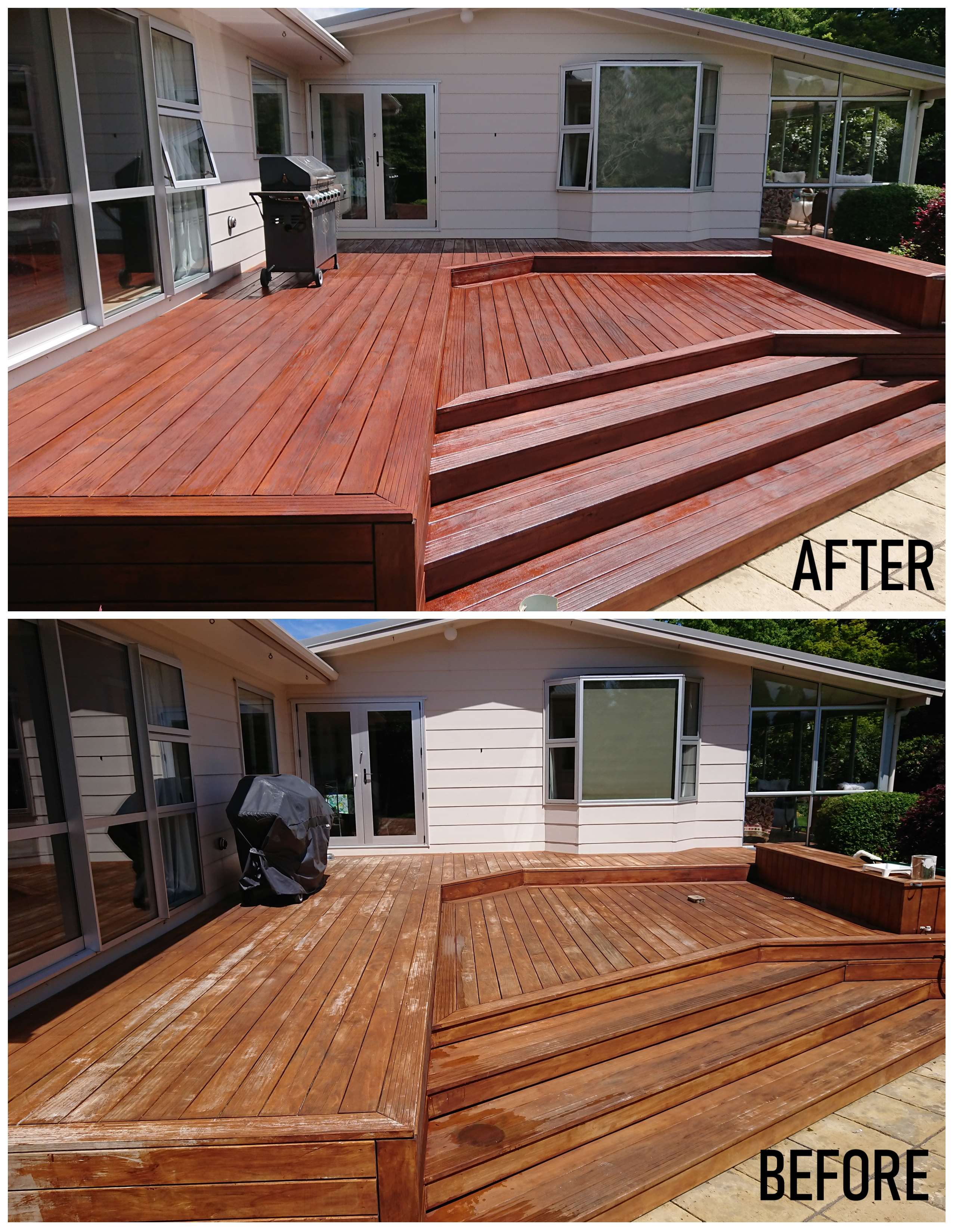 Fence and deck cleaning